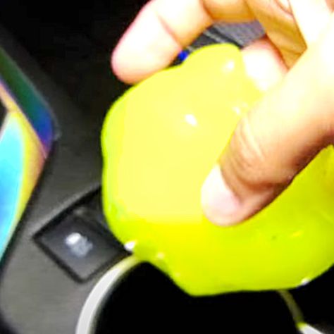 How To Clean Car Dust With Slime - Easy Ways To Clean A Car - Slime Hacks Car Cleaning Putty Diy, Car Slime, Slime Hacks, Clean A Car, How To Clean Car, Slime Easy, Homemade Slime, Clean Car, Clean Phone