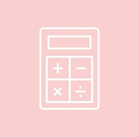 Pastel Pink App Icons Kawaii, Pink App Icons Calculator, Cute Calculator Icon, Pink Aesthetic Icons For Apps, Calculator Icon Aesthetic, Pink Calculator Icon, Pink Notes Icon, Pink Iphone Icons, Pink Photos Icon