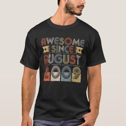 Kid Awesome Since 2009 Heart August 10th Birthday T-Shirt - vintage heart gifts love hearts custom 28 Birthday, Bourbon Shirts, Teenage Birthday, Surprise Birthday Gifts, Disco Style, Birthday Vintage, Vintage Cassette, Funny Birthday Gifts, 14th Birthday