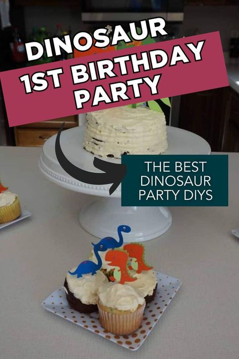 A first birthday is so special. Your little baby has learned so much the past year and let’s face it, you made it through your first year as a parent! Little O just turned one and I can’t wait to share his birthday party details with you – including my favorite dinosaur party DIYs! Dino Birthday Theme, Dinosaur 1st Birthday Party, Easy Diy Decorations, Birthday Questions, Birthday Party Details, Dinosaur 1st Birthday, Birthday Interview, Birthday Traditions, Baby's First Birthday