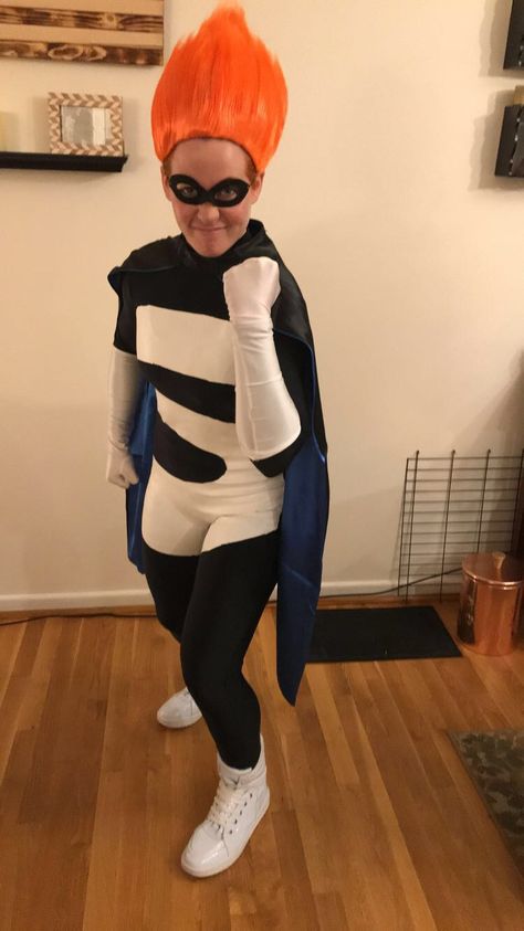 Syndrome (The Incredibles) Syndrome Incredibles Costume, Ms Incredible Costume, Syndrome Costume, Incredibles Villain, Syndrome The Incredibles, Incredibles Costume, Holloween Costumes, Spooky Stuff, Frozen Costume