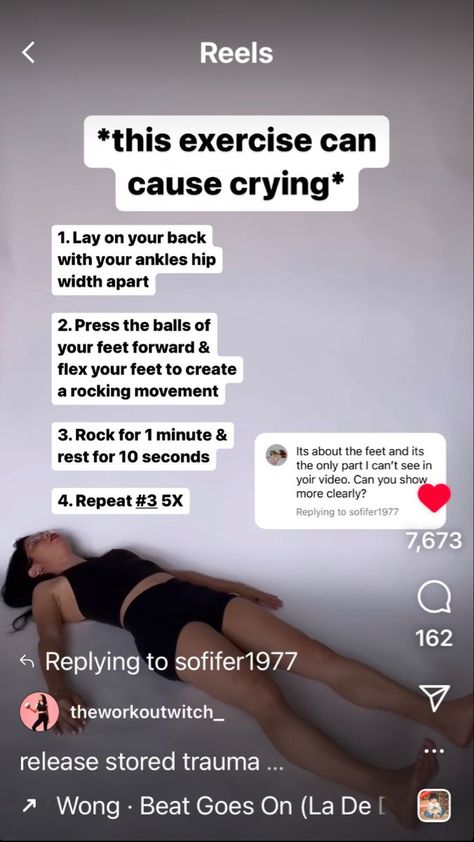 Stretches To Release Emotion, Somatic Hip Exercises, Somatic Work Out, Somatic Healing Stretches, What Are Somatic Exercises, Somatic Exercises For Sleep, Somatic Exercises For Anger, Yoga To Release Emotions, The Workout Witch