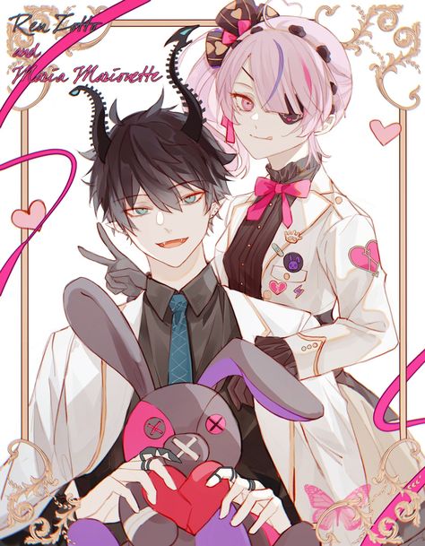 Maria Marionette, Ren Zotto, Real Girls, Main Characters, Aesthetic Anime, Anime Boy, Cute Art, Prince, Fan Art