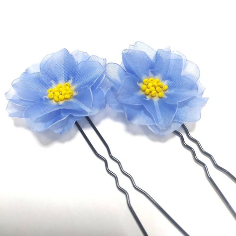 "I'm working on flowers. forget-me-nots" Forever Roses, Something Blue Wedding, Forever Rose, Luna Moth, Forget Me Nots, Wedding Hair Pins, Butterfly Hair, Something Blue, Blue Wedding