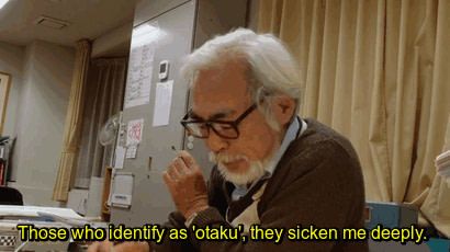 Anime was a mistake -hayao miyazaki Hayao Miyazaki Cosplay, Troll Quote, Passion Gif, Anime Was A Mistake, Wallpaper Studio, Cognitive Dissonance, Funny Post, This Is Your Life, Studio Ghibli Movies