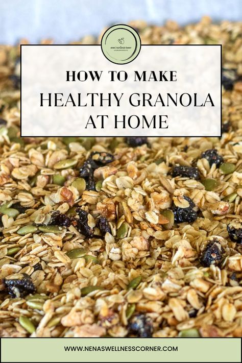 This easy-to-follow Homemade Easy Granola recipe will lead you to crunchy clusters of oats, nuts, and dried fruits, baked to perfection. Make your customizable granola and savor the satisfaction of crafting something delightful and nourishing. Easy Granola Recipe, Homemade Granola Healthy, Granola Recipe Healthy, Easy Granola, Food Chopper, Granola Healthy, Nutritious Breakfast, Homemade Granola, Granola Recipes