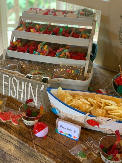 Bass Pro Shop Birthday Party, Fishing Themed Birthday Party, Fishing Birthday Party, O Fish Ally, 6 Birthday, Bass Pro Shop, Fishing Party, Graduation 2024, Fishing Birthday