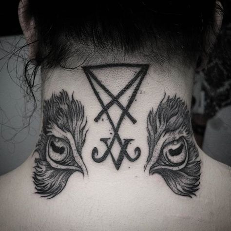 Devil's eyes for Arnald. #tattoo #businessforsatan #dotwork #illustration #ink… Goat Eyes, Satanic Tattoos, Tattoo Eye, Engraving Tattoo, Tattoo Dotwork, Occult Tattoo, Trendy Eyeshadow, Traditional Tattoo Sleeve, Eyes Artwork