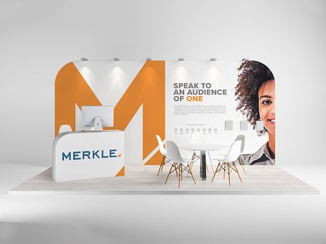 Merkle 2019 Trade show Booth Concept by Jason Eitemiller Trade Show Booth Graphics, Trade Show Backdrop, Booth Graphic Design, Booth Backdrop Design, Conference Booth Design, Tradeshow Booth Backdrop, Tradeshow Booth Ideas, Tradeshow Booth Design, Booth Table