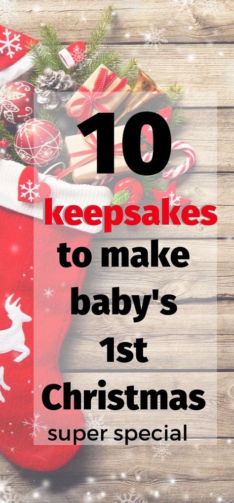 Celebrate your baby's first Christmas with these special keepsakes. Everything you need to make the holiday special for years to come. Stocking for baby, ornaments and baby's 1st Christmas outfit. #baby #Christmasbaby #keepsakes #newmommy #birtheatlove Diy Baby 1st Christmas Ornament, Newborn Baby Hacks, Baby's First Christmas Gifts, Baby Christmas Ornaments, Fashion Mom, Baby's 1st Christmas, Christmas Stockings Diy, Newborn Christmas, Baby Christmas Gifts