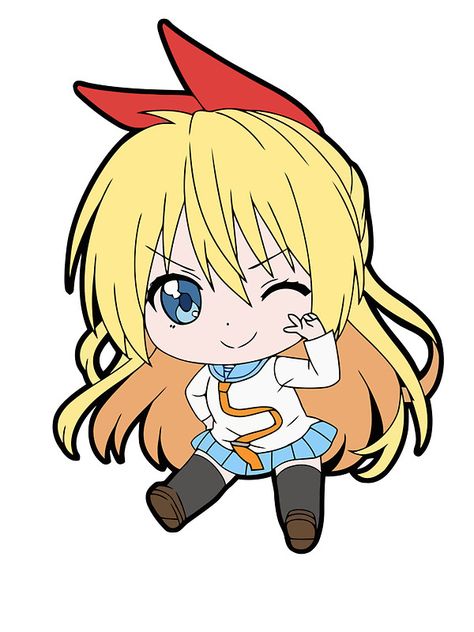 Chitoge Chibi by Chibify Nisekoi Wallpaper, Relife Anime, Nisekoi Chitoge, Chitoge Kirisaki, Charlotte Anime, Simple Anime, Chibi Anime Kawaii, Seven Deadly Sins Anime, Super Kawaii