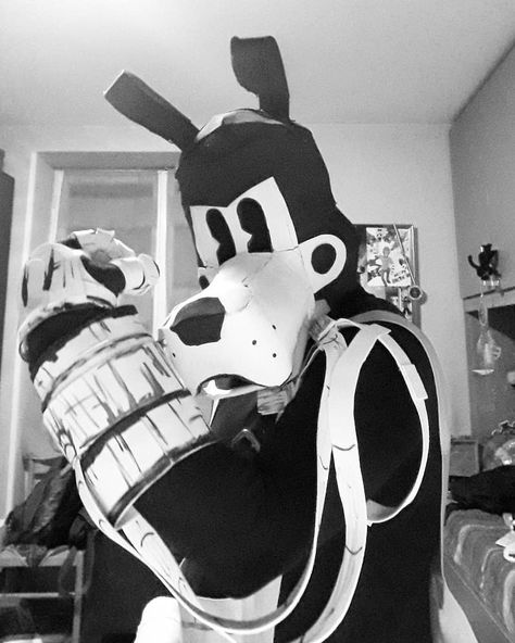 Nice cosplay! Bendy And The Ink Machine Cosplay, Batim Cosplay, Bendy Cosplay, Horse Spirit Animal, My Tom, Boris The Wolf, Bendy Y Boris, Ink Demon, Epic Cosplay