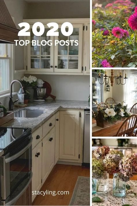 Top Blog Posts from 2020 Fall Flowers Garden, Vintage Framed Art, Modern Farmhouse Home Decor, Garden Posts, Hydrangea Not Blooming, Farmhouse Holiday, Beautiful Cottages, Garden Images, Log Cabin Homes