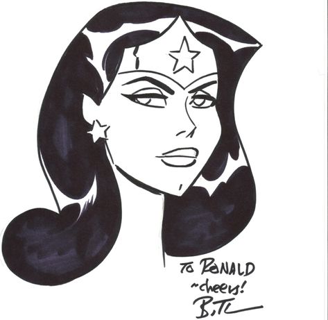 Wonder Woman Tattoo, Wonder Woman Drawing, Phil Noto, Easy Disney Drawings, Wonder Woman Art, Woman Sketch, Bruce Timm, Hello Kitty Drawing, Batman Art