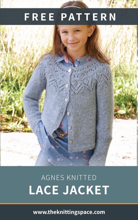 Children Knitting Patterns, Girls Jacket Pattern, Kids Sweater Pattern, Kids Knitting, Kids Knitting Patterns, Knitting Patterns Free Sweater, Knit Cardigan Pattern, Knitted Lace, Baby Cardigan Knitting Pattern