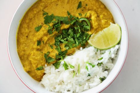 Butternut Squash Dal, Coconut Dal, Coconut Lentil Soup, Fasting Recipes, Lentil Dal, Veggie Meals, Dal Recipe, Autumn Recipes, Butternut Squash Recipes