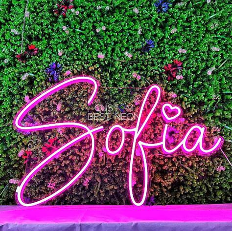 #NeonLightSigns #BrightIdeas #NeonSigns #BrightIdeas Neon Board, Neon Sign Name, Neon Light Art, Number Logo, Led Decoration, Neon Sign Art, Logo Photo, Neon Decor, Light Up Signs