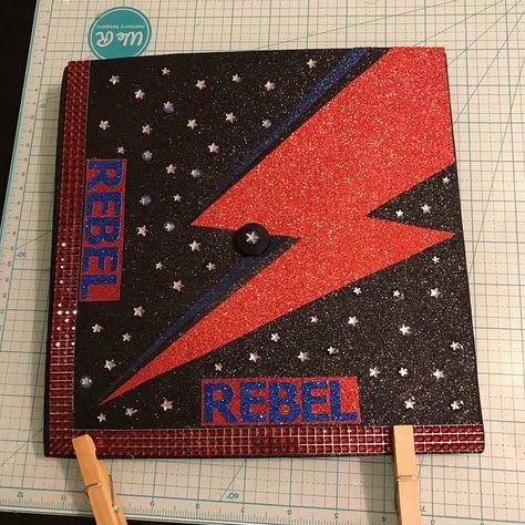 Retro Graduation Cap, Rock Music Graduation Cap, The Smiths Graduation Cap, Radiohead Graduation Cap, David Bowie Graduation Cap, Album Graduation Cap, Graduation Cap Designs Music, Cap Decoration Graduation, Graduation Cap Designs College