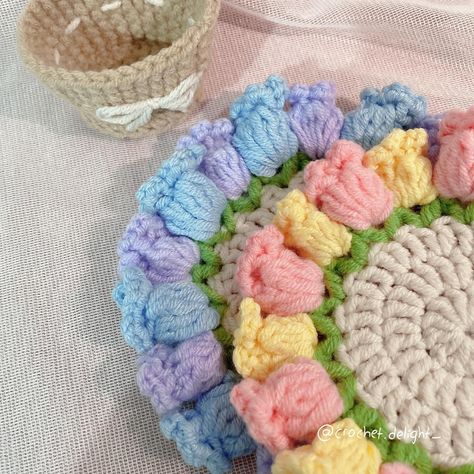 Is it a flower bouquet? Nope, it’s a coaster too! 🌸✨ Cute and useful, the perfect little gift that’s more than just pretty!~ Crochet by Winnie 🐻 Pattern by @etm.studi0 🌸 #flowerbouquet #crochetflowerbouquet #crochetcoaster #crochetbouquetcoaster #crochetersofinstagram Pretty Crochet, Crochet Bouquet, Crochet Coasters, Too Cute, A Flower, Little Gifts, Flowers Bouquet, Coasters, Crochet