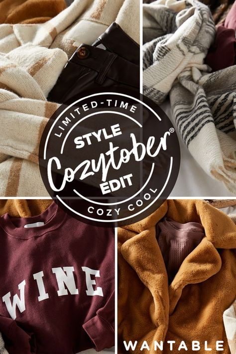 Wantable Outfits, Cozy Clothing, Cozy Sweaters Autumn, Outfits For Fall, Soft Joggers, Clothing Boxes, Clothing Pieces, Style Box, Cozy Loungewear