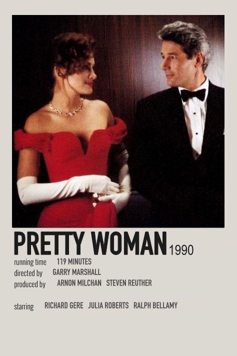 Pretty Woman Movie, Film Polaroid, Film Vintage, Iconic Movie Posters, Movie Card, Girly Movies, Film Posters Minimalist, Film Posters Vintage, Movie Poster Wall