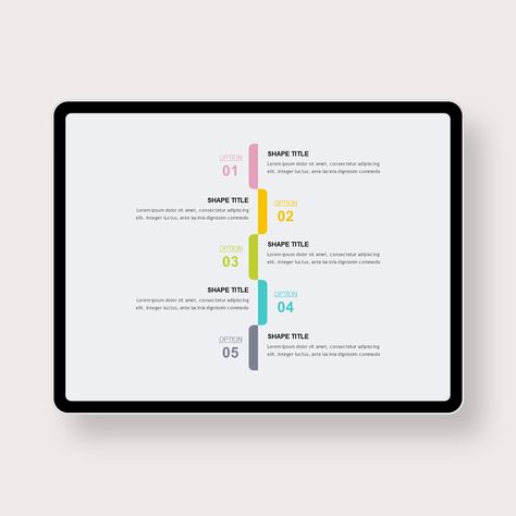 Vertical Color Bar List PowerPoint Templates Presentation List Design, Graphic Design List Layout, Vertical Graphic Design, List Presentation Design, Numbered List Design, Graphic Design List, List Design Layout, Idea For Presentation, List Graphic Design