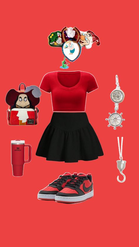 Captain Hook Disneybound, Hook Disneybound, Witchy Fashion, Captain Hook, Disney Outfits, Disney