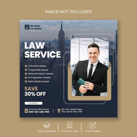 Law Creative Ads, Lawyer Poster Design, Law Firm Social Media Posts, Law Poster Design, Lawyer Poster, Freepik Templates, Law Poster, Law Firm Design, Simple Poster Design