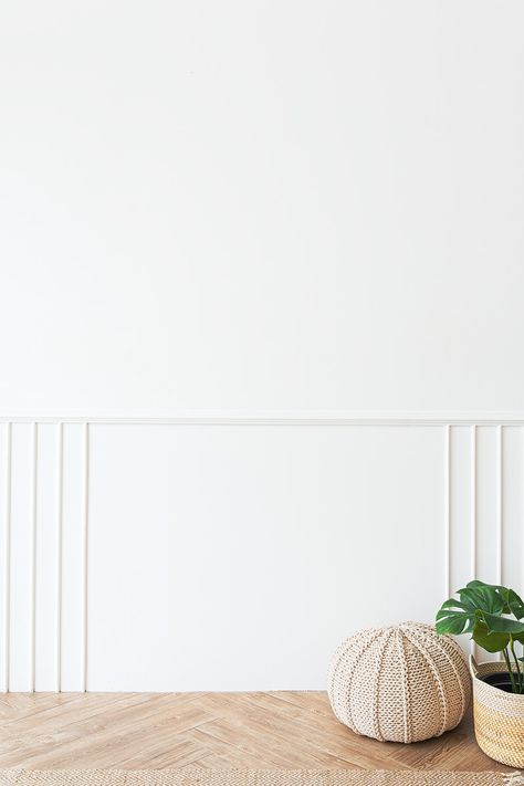 Download premium image of Minimal room with a monstera plant by Teddy about white wall monstera, white wall moulding, white room, wall plant interior, and background 2346003 White Wall Moulding, Photo Studio Decor, Studio Background Ideas, Fond Studio Photo, Plant Interior, Ruangan Studio, Photo Studio Design, Photography Studio Decor, Studio Photography Backdrop