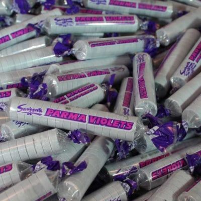 Penny Sweets, Chocolate Pack, Adult Party Themes, Parma Violets, Sweet Bar, Sweet Like Candy, Candy Theme, Childhood Games, Strawberry Milkshake