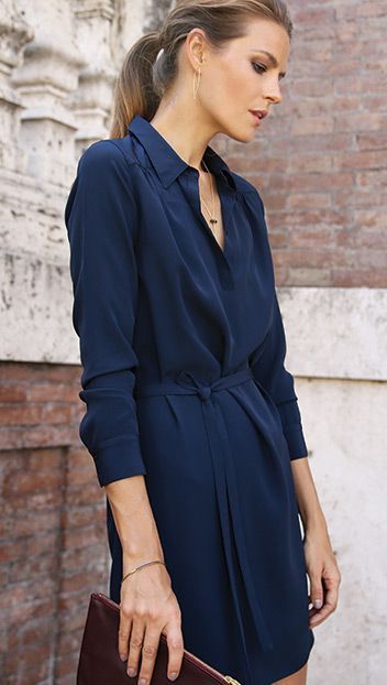 Silk Shirt Dress, Wardrobe Capsule, Summer Work Outfits, Elegante Casual, Casual Work Outfits, Work Style, Looks Chic, Work Outfits Women, 가을 패션