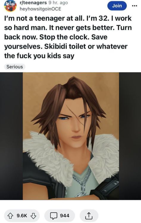 kingdom hearts squall leonhart meme Ventus Kingdom Hearts Pfp, Squall Leonhart Kingdom Hearts, Kingdom Hearts Riku Fanart, Leon Kingdom Hearts, Sokai Kingdom Hearts, Kingdom Hearts Memes Funny, Zexion Kingdom Hearts, Kingdom Hearts Matching Pfp, Organization 13 Kingdom Hearts