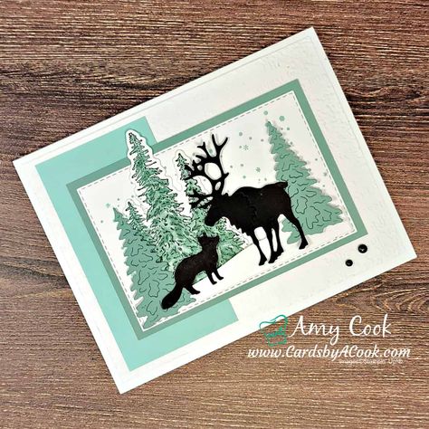 Stampin Up Reindeer Dies, Stampin Up Reindeer Christmas Cards, Su Regal Reindeer Cards, Stampin Up Regal Reindeer Cards, Regal Reindeer Cards, Regal Reindeer Stampin Up Cards, Stampin Up Regal Reindeer, Nature Christmas Cards, Regal Reindeer