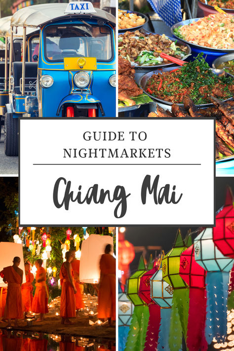 Here's everything you need to know about the Chiang Mai nightmarkets, including tips for your first visit. Thailand Night, Chang Mai Thailand, Thailand Chiang Mai, Chiang Mai Travel, Thailand Vacation, Thailand Adventure, Unique Handmade Gifts, Thailand Travel Tips, Thailand Travel Guide