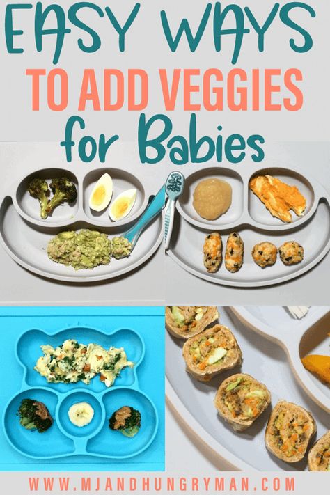 Here are some quick, easy, and approachable ideas and recipes for adding vegetables for babies six months and up! Perfect for baby led weaning. Veggies For 8 Month Old, 9 Month Old Food Ideas Meals No Teeth, Meals For 7 Month Old Baby No Teeth, Broccoli Baby Led Weaning, Fiber Foods For Kids, Ways To Get Toddlers To Eat Veggies, Sweet Potato Sauce, Vegetables For Babies, Easy Toddler Meals