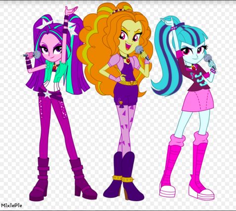 The Dazzlings Mlp, Aria Blaze, Adagio Dazzle, Mlp Equestria, Epic Characters, My Little Pony Equestria, My Little Pony Twilight, The Dazzling, Mlp Characters