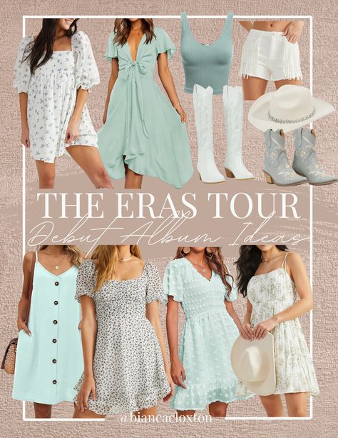 Girly, Aqua Dress, Floral Dress, Taylor Swift, Concert Outfit, Country Concert, The Eras Tour, Cowboy, Cowgirl Taylor Swift Debut Dress, Country Taylor Swift Outfits, Eras Tour Outfit Ideas Debut, Debut Eras Tour Outfit, Taylor Swift Debut Outfits, Farm Girl Style, Taylor Swift Country, Taylor Swift Debut Album, Debut Dresses