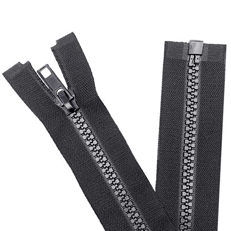 PRICES MAY VARY. 【Quantity】-Package includes 2pcs black zippers 【Material 】-Zippers are made of plastic that are strong and sturdy to use. 【Measurements】- Zippers length: 23inch 【Useful】-Sewing pants,fixing jeans,making skirts,making or bags ,and other cloth , costume design, kids clothing, pillow cases,bags accessories, pet clothes,costume decorations boutique accessories or other handi craft etc,zip open and close very smoothly 【Direction】-Left Handed Zippers #5 zipper Fixing Jeans, Making Skirts, Tailoring Diy, Sewing Pants, Diy Vetement, Top Moda, Jacket Zipper, Sewing Studio, Plastic Molds