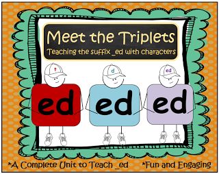 3 Sounds Of Ed, Sounds Of Ed, Teaching Suffixes, Suffix Ed, Suffix Activities, Ed Game, The Triplets, Circle Map, Teaching Language