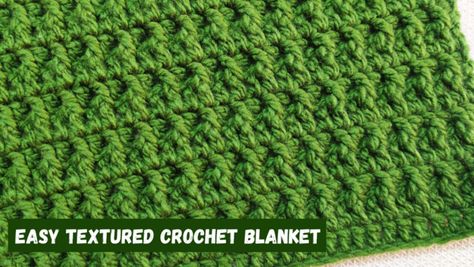 Easy Textured Crochet Blanket Bulky Yarn Crochet Blanket, Fpdc Crochet Stitch, Textured Crochet Blanket, Blankets To Make, Bulky Blanket, Best Blankets, Bulky Yarn Crochet, Quick Diy Gifts, Quick Crochet Projects