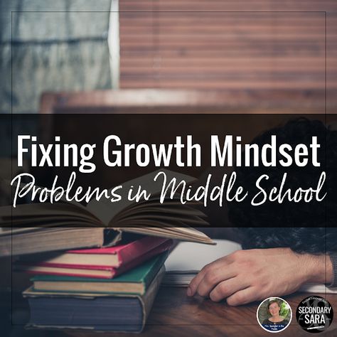 Fixing Growth Mindset Struggles in Middle School | SECONDARY SARA Teaching Growth Mindset, 8th Grade Ela, Education Quotes For Teachers, Math Geometry, High School English, Interesting Information, Education English, Educational Technology, Quotes For Kids