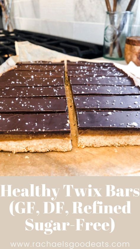 Gluten Free Twix Bars, Healthy Twix Bars, Gluten Free Twix, Homemade Twix Bars, Twix Bars, Twix Bar, Gf Desserts, Dairy Free Dessert, Gluten Free Sugar Free