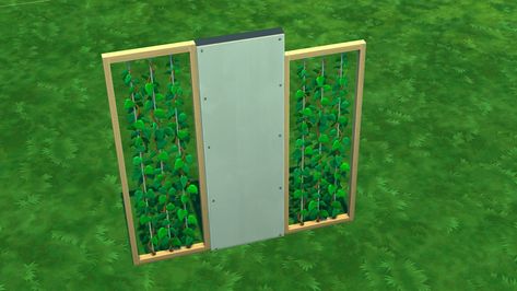 I love this piece from Eco and have often used it for “walls” to frame a garden or patio area. I had always wanted it to be the same height as a short wall so I went ahead and created a version that... House Plans Mansion, Eco Lifestyle, Patio Area, Sims Cc, A Garden, Mansion, Vines, House Plans, Love This