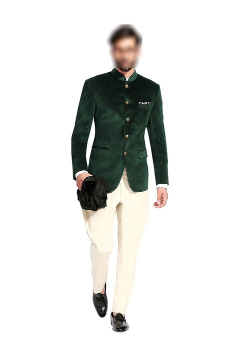 Coat Pant Suit For Men, Check Our Wide Range of Stylish and Trending Menswear for Every Special Occasion, Ceremony, Function, Marriage, Wedding, Etc, Product Details: Top Details: Color- Bottle Green Fabric- Valvet Bottom Details: Color- Off White Style- Pant Fabric- Suiting **Important Note 1 CUSTOMIZATION - We Can Customize the Products That Are Not Printed, Contact Us Via Messages If You Have Any Queries. ---------------------------- COLOR - Color Can Be Customized for the Products(not Printe Sleevless Coat, Coat Pant For Men, Tuxedo Suit For Men, Designer Tuxedo, Off White Pants, Suit For Men, Indo Western Dress, Western Dress, Velvet Coat