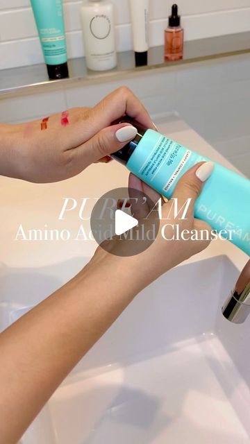 99 likes, 4 comments - pure.am_official on June 27, 2022: "Pre-order Now 🔛 By July 1st. Amino Acid Mild Cleanser is a soft, creamy face wash that deep-cleans pores and makeup while leaving beh..." Deep Clean Pores, Mild Cleanser, Oil Production, July 1st, Clean Pores, Amino Acid, July 1, Face Wash, Amino Acids