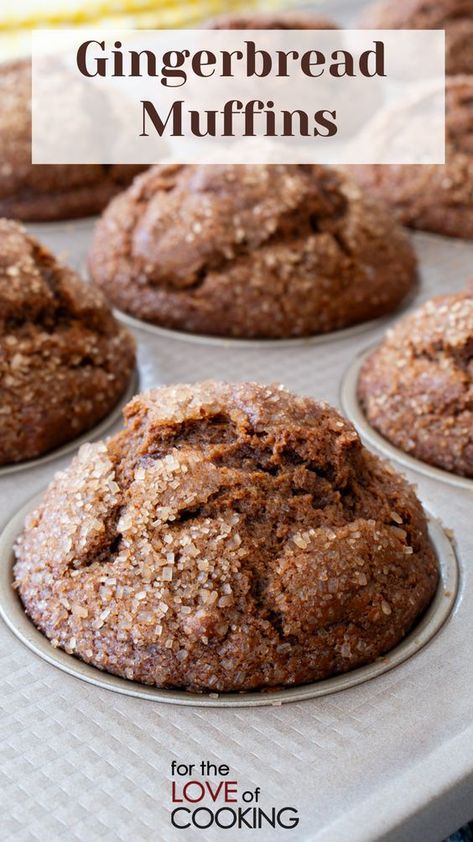 Gingerbread Muffins New Recipe ~ Glazed Gingerbread Muffins #recipes #muffins #gingerbread #baking #bakingfromscratch #holidaybaking Dinner Recipes Ideas, Gingerbread Muffins, Snacks And Desserts, Homemade Muffins, Lemon Glaze, Gingerbread Recipe, Muffin Tin, Christmas Parties, Holidays Christmas