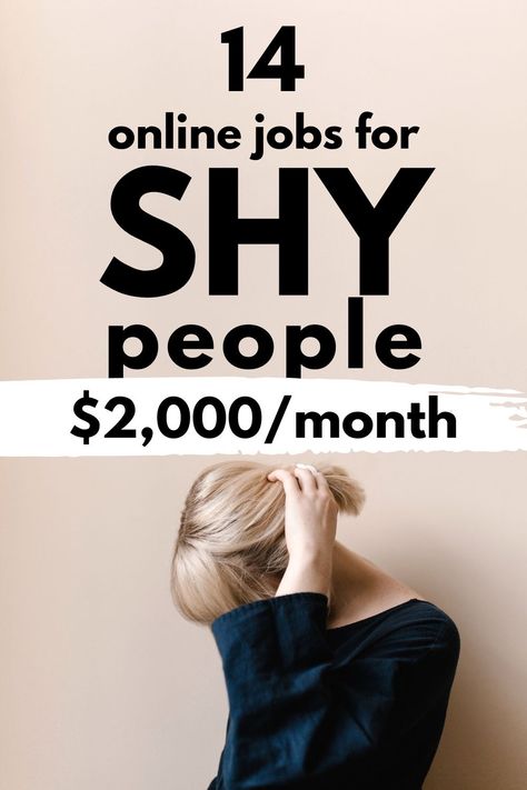 Easy Jobs From Home, Remote Work From Home Jobs, Jobs For Shy People, Work Online, Work From Home No Phone, Jobs From Home, Jobs For Introverts, How To Make Money From Home, Types Of Freelance Jobs