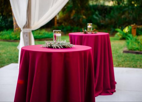 Cocktail Table Decor, Table Decor Christmas, Bridal Alterations, Something Blue Bridal, Cocktail Table, Cocktail Tables, Christmas Wedding, Something Blue, Decor Christmas