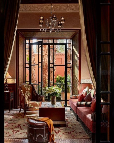 Dreaming of an exotic escape that pairs timeless elegance with modern luxury? Check out the Royal Mansour in the heart of Marrakech, Morocco—an oasis that redefines the art of luxury travel. REST: Relax in your own private riad, a traditional Moroccan palace with exquisite interiors and tranquil courtyards that promise complete privacy and pure tranquility. INDULGE: Dine at La Grande Table Marocaine, where the essence of Moroccan spices and ingredients comes alive, crafting each meal into a... Morocon Designs Home, Moroccan Palace, Royal Mansour Marrakech, Marrakech Riad, Moroccan Spices, Grande Table, Marrakech Morocco, Marrakech, Luxury Travel