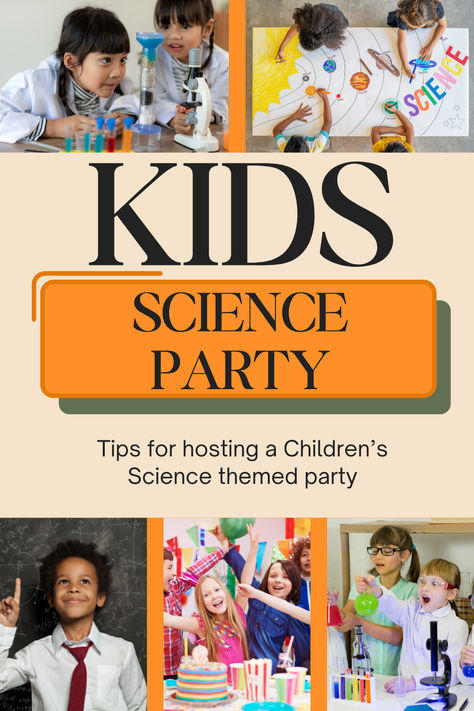 tips for hosting a kids science themed party Science Themed Birthday Party, Science Themed Party, Alien Party, Science Birthday, Science Party, Science Themes, Weird Science, Science For Kids, Space Crafts